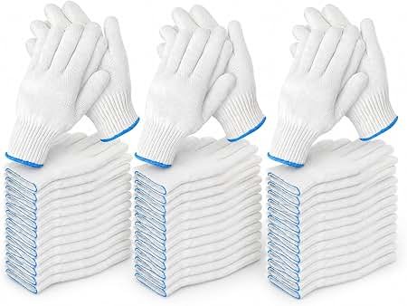 Workland, Cotton Gloves, 30 Gram Per Pair, White Color