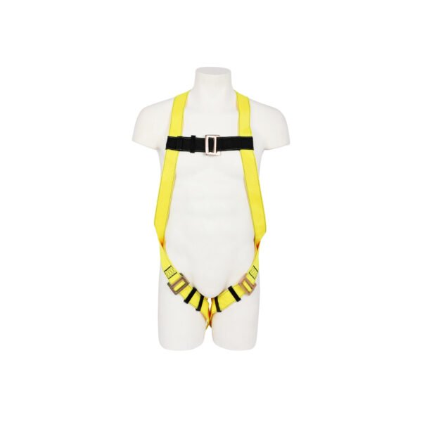 Vaultex, Full Body Harness with Double Lanyard & Stitchesed Chest Strap
