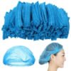 Vaultex, Disposable Bouffant Cap, Size: 18", Blue Color