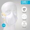 Vaultex, FFP2 Respirator, Part No: 823