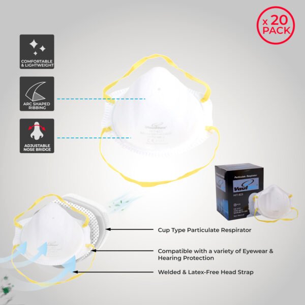 Vaultex, FFP2 Respirator, Part No: 823
