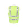 Zalat, 100% Polyester Safety Fabric Vest, Yellow Color