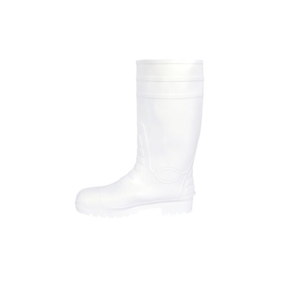 Vaultex, Rain Boot With Steel Toe, White Color