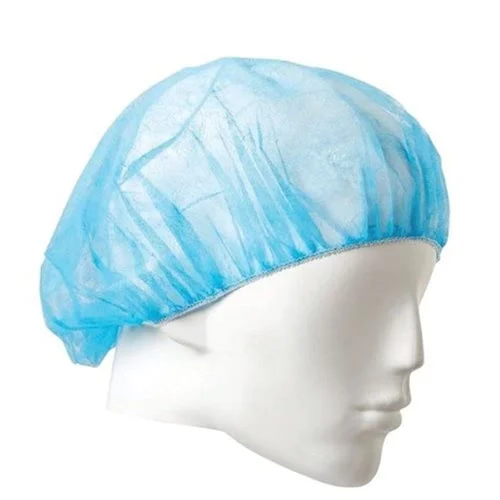 Vaultex, Disposable Bouffant Cap, Size: 18", Blue Color