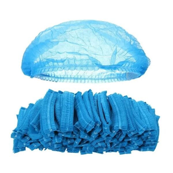 Vaultex, Disposable Bouffant Cap, Size: 18", Blue Color