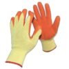 Miller, Latex Coated Gloves, Yellow Color