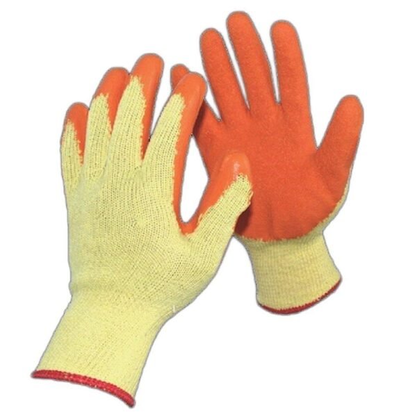 Miller, Latex Coated Gloves, Yellow Color