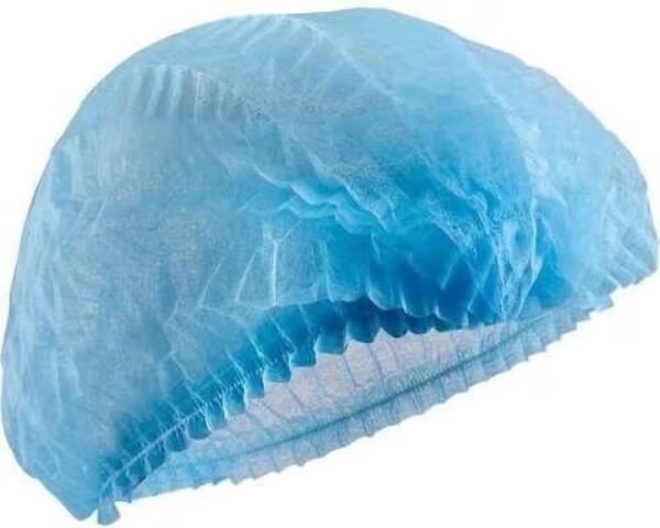 Vaultex, Disposable Bouffant Cap, Size: 18", Blue Color