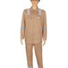 unnamed (1) Workland, 35/65 Pant & Shirt, Beige Color