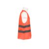Zalat, 100% Polyester Safety Fabric Vest, Orange Color