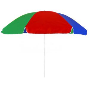 Beach Umbrella, Size: 2.2 Meters, Multi Color